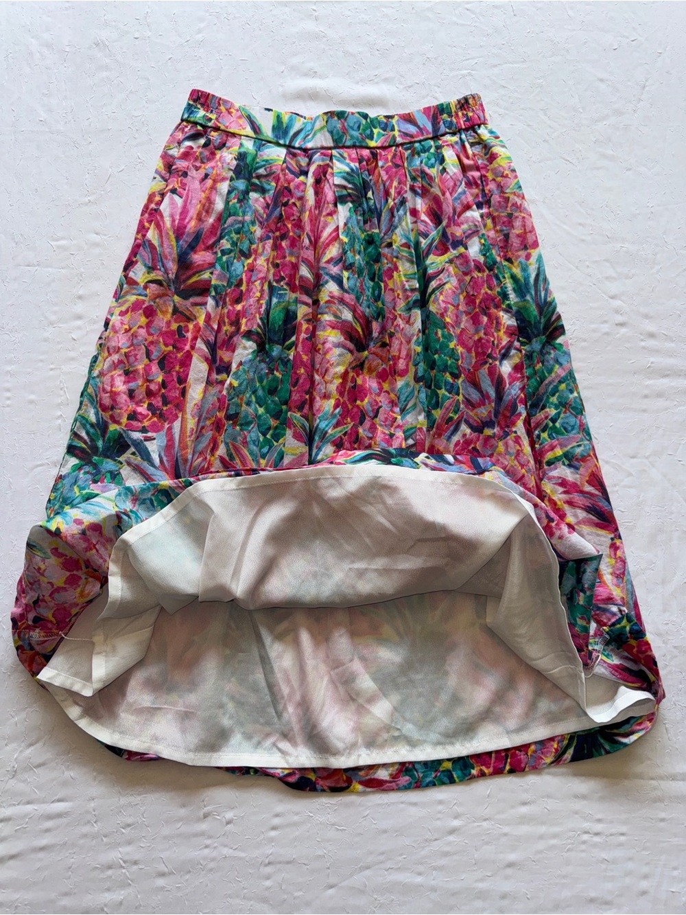 J. Crew Pineapple Skirt  13” stretch waist - Picture 3 of 10